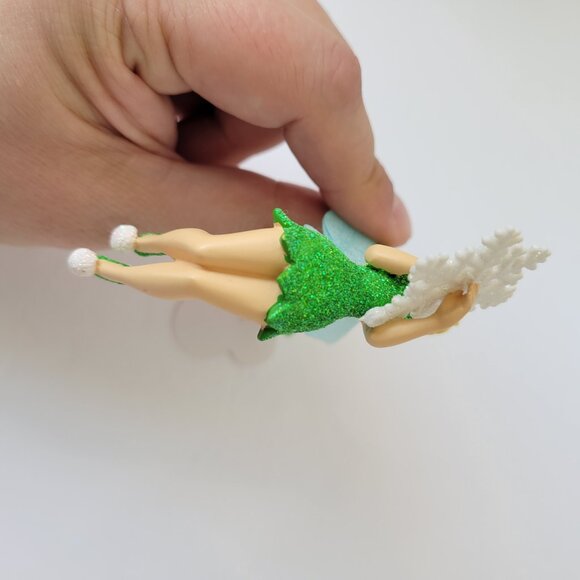 RARE Disney Parks Christmas Ornament Tinker Bell Holding a Snowflake NWT - Picture 5 of 9